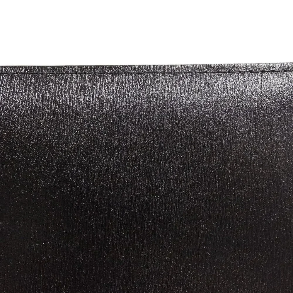 60S - 70S A.M.T. monogrammed black Split Cowhide Portfolio Folder